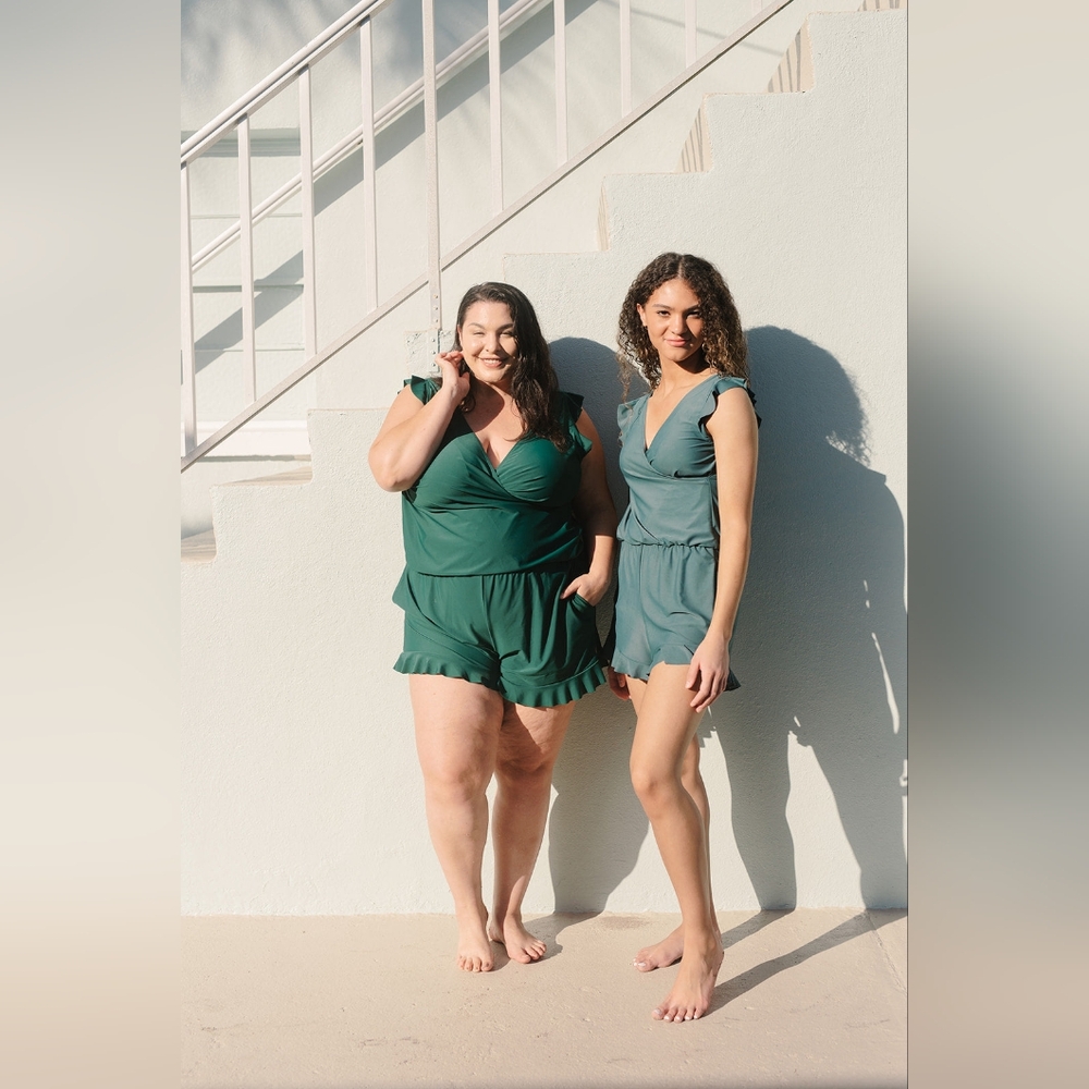 Romper Bathing Suit with Pockets